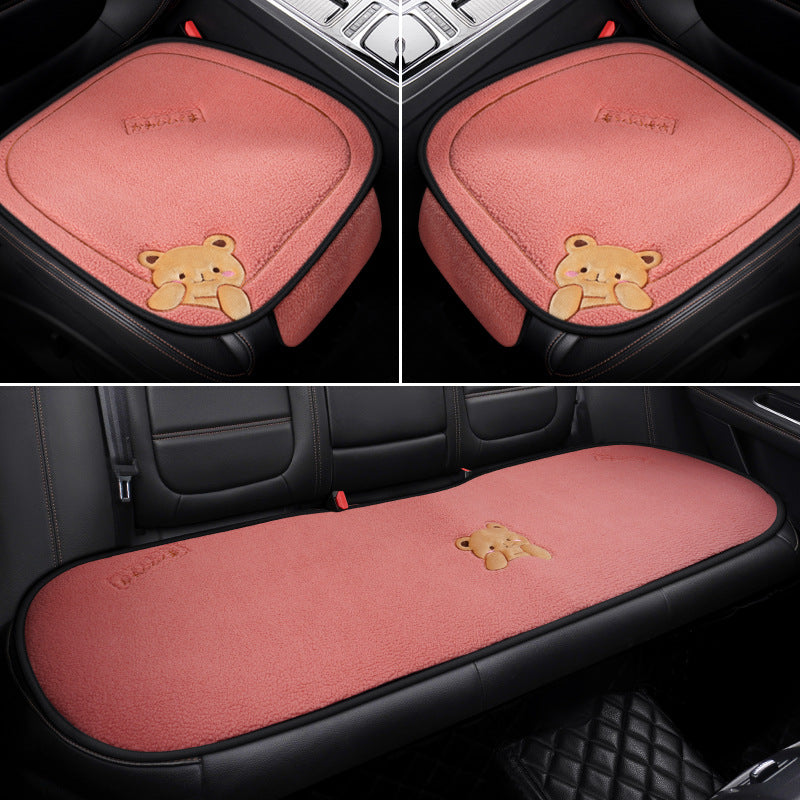 Auto-Sitzkissen-Set aus Plüsch – Bild 11 | LuxeStyle