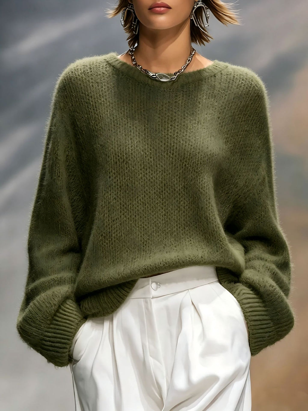 Eleganter Herbst/Winter Pullover für Damen