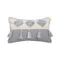 Flow Kissen mit Quasten, gestreift – Bild 1 | LuxeStyle