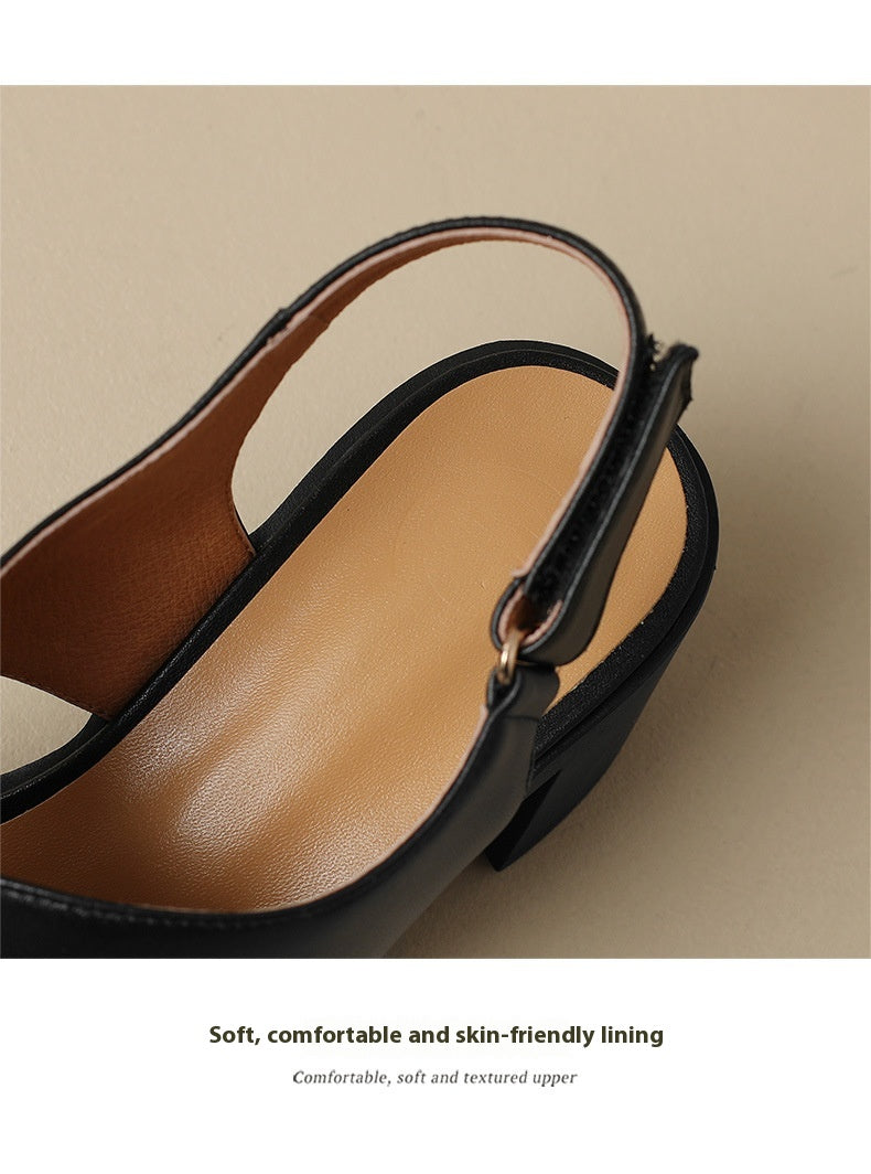 Retro-Sandalen mit Riemen und Blockabsatz – Bild 14 | LuxeStyle
