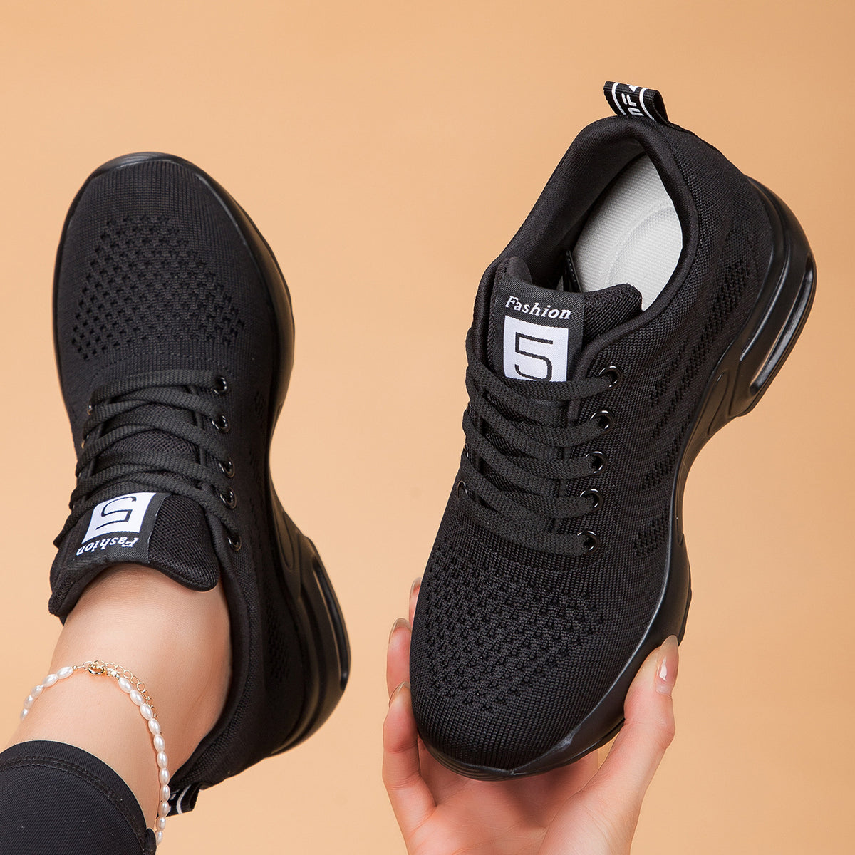 Atmungsaktive Sportschuhe mit erhöhter Sohle – Bild 10 | LuxeStyle