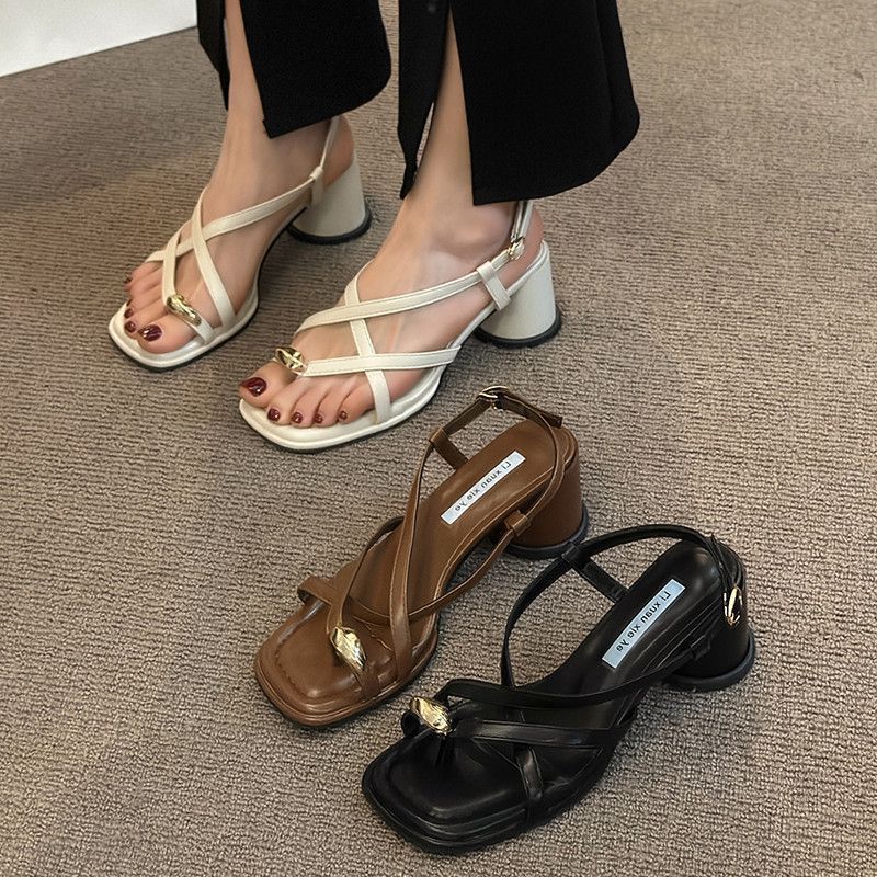 Elegante All-Match Knöchelriemen-Sandalen – Bild 3 | LuxeStyle