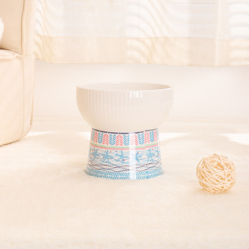 Katzenbowl mit hohem Hals aus Keramik – Bild 3 | LuxeStyle