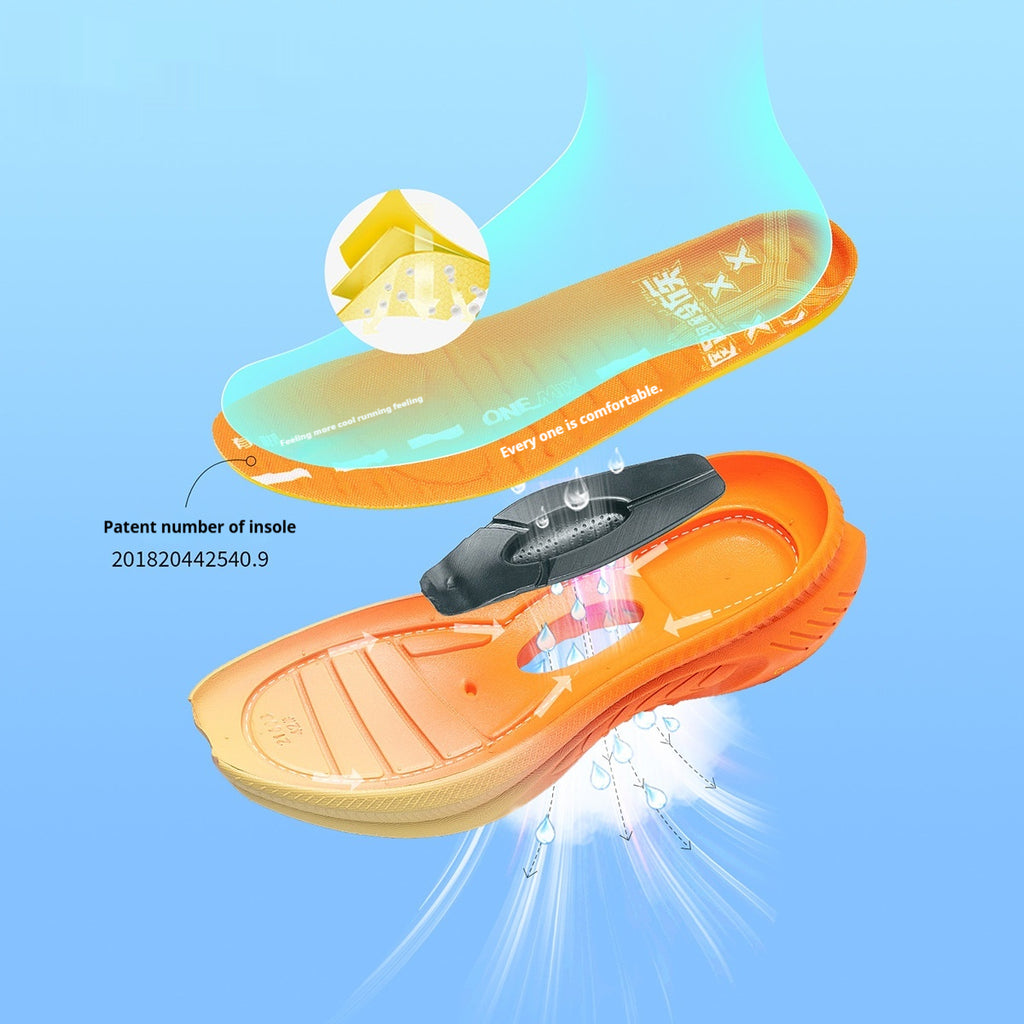 Dämpfende Laufschuhe mit Rebound-Effekt