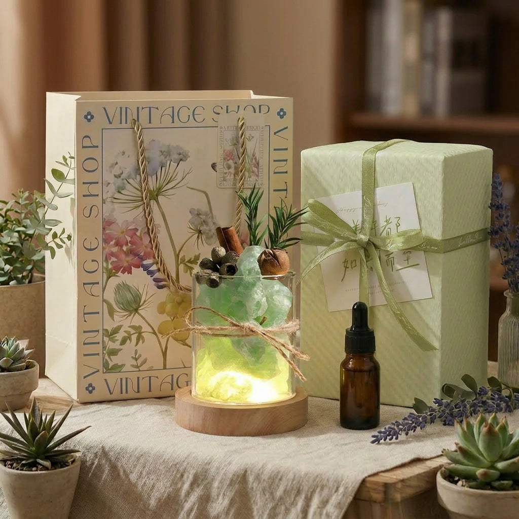 Aromatherapie-Set mit Diffusor-Steinen