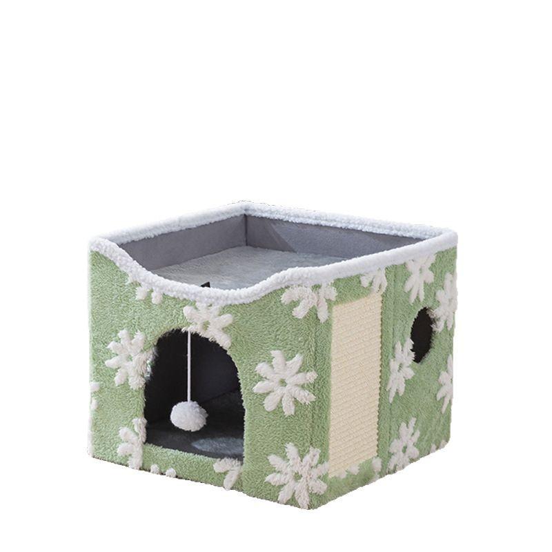 Faltbares Katzenbett mit Plüsch – Bild 8 | LuxeStyle