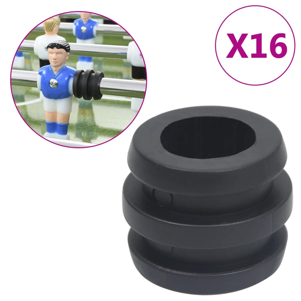 Tischfussball Stangenpuffer, 16 Stk.