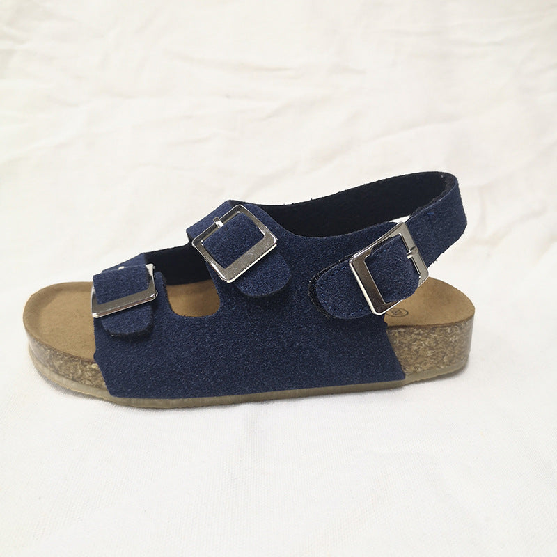 Kinder Sandalen mit Klettverschluss und Korksohle – Bild 2 | LuxeStyle