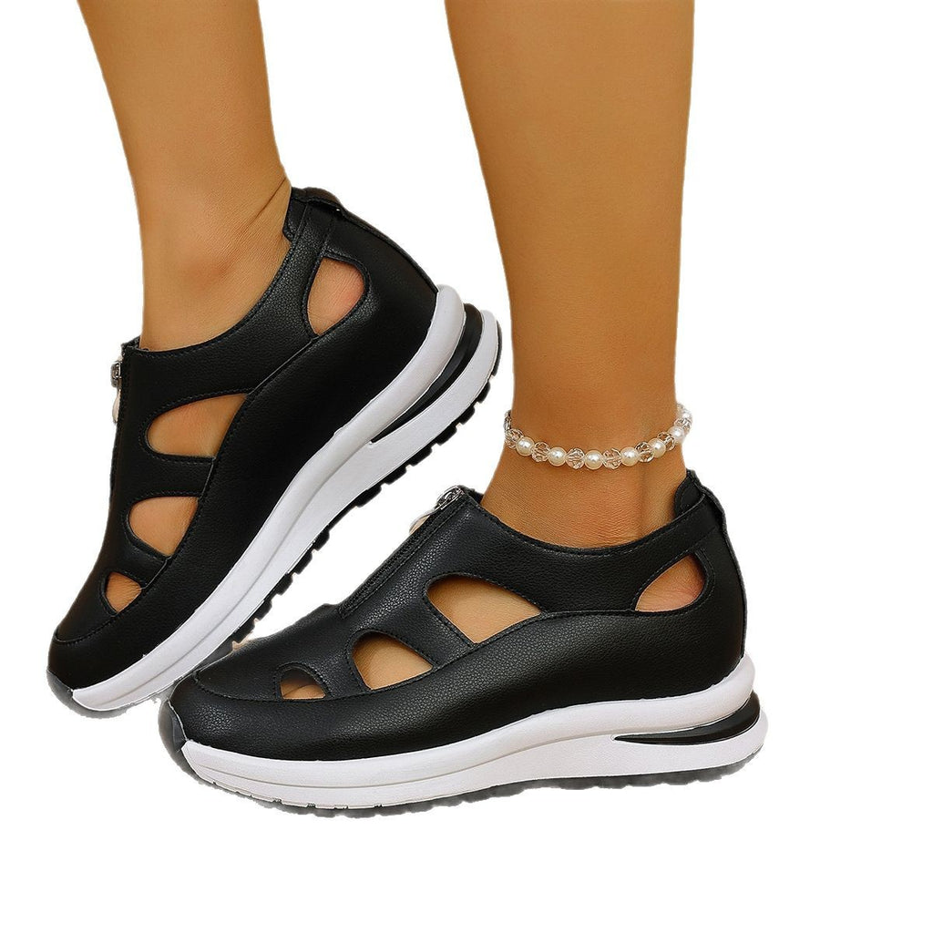 Baotou Chunky-Sohle Sandalen Damen