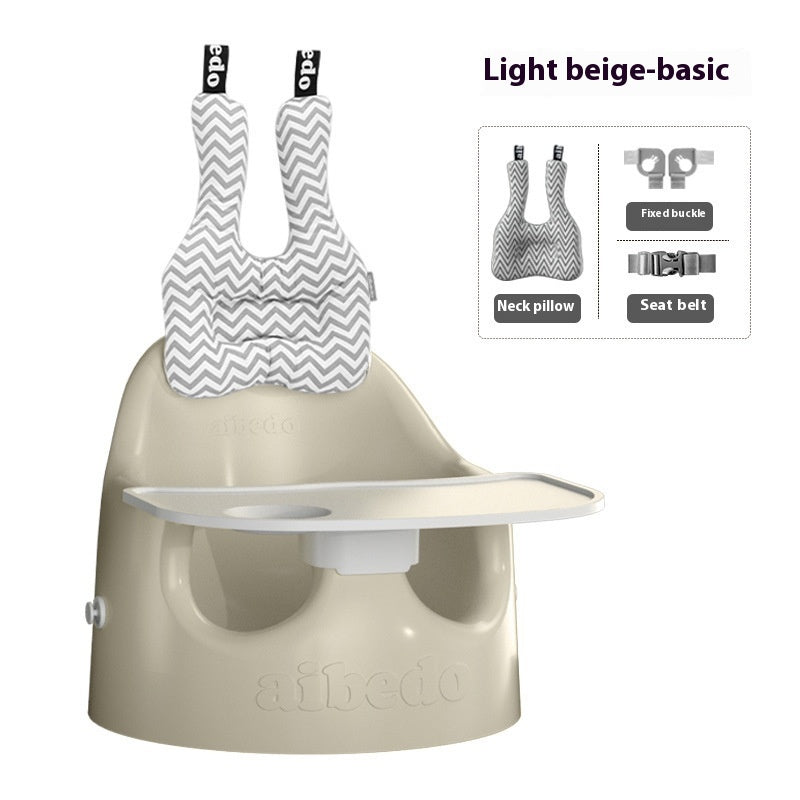Baby Essstuhl mit Kopfkissen, Rutschbalken und Rollen | LuxeStyle