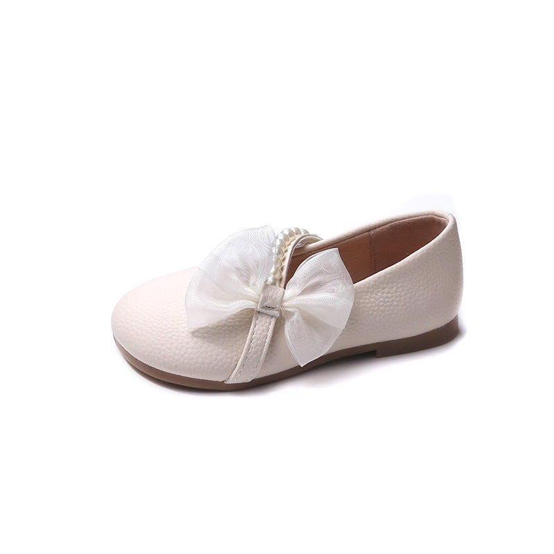 Weisse Perlen-Prinzessin Schuhe