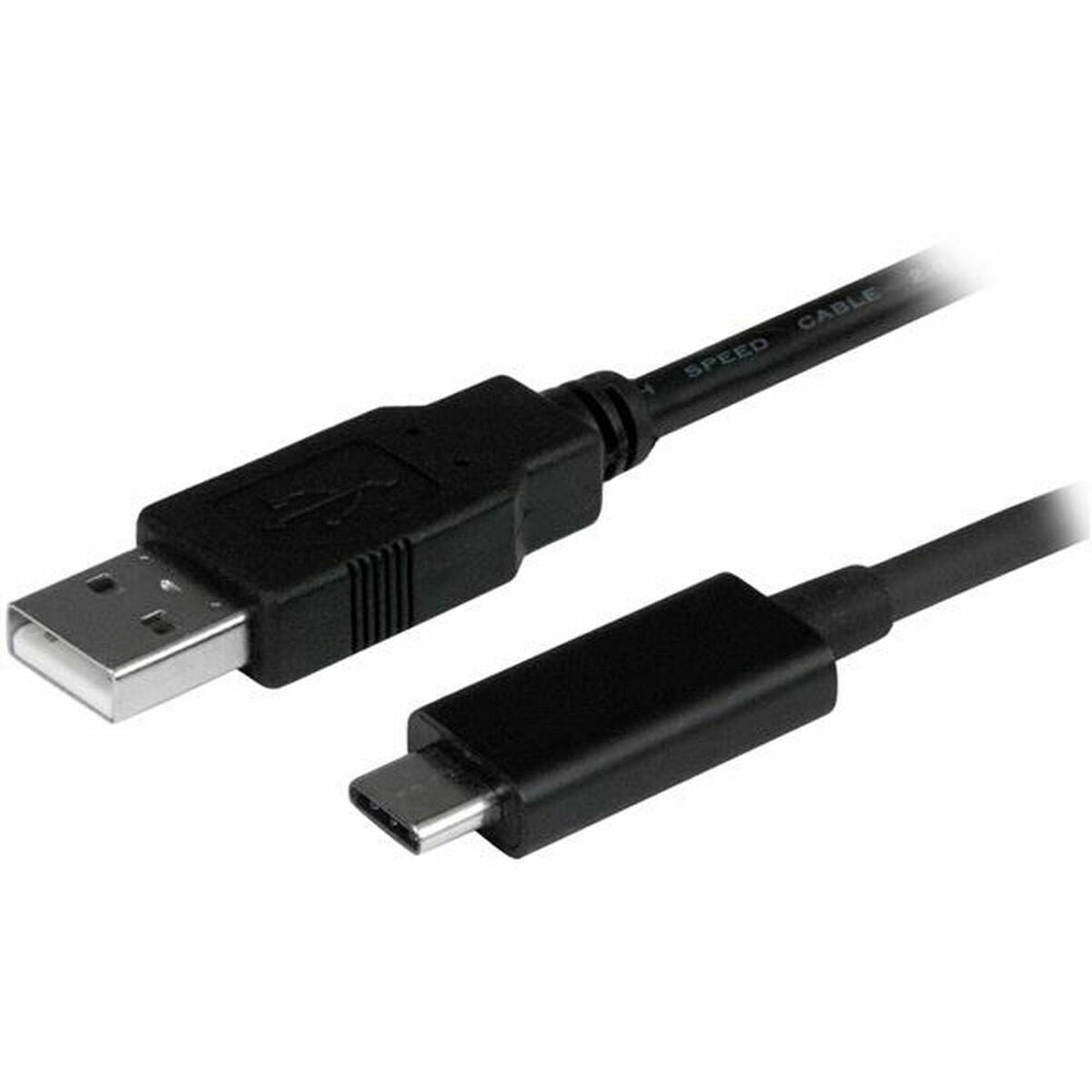 USB A zu USB-C-Kabel Startech USB2AC1M USB C Schwarz – LuxeStyle Schweiz