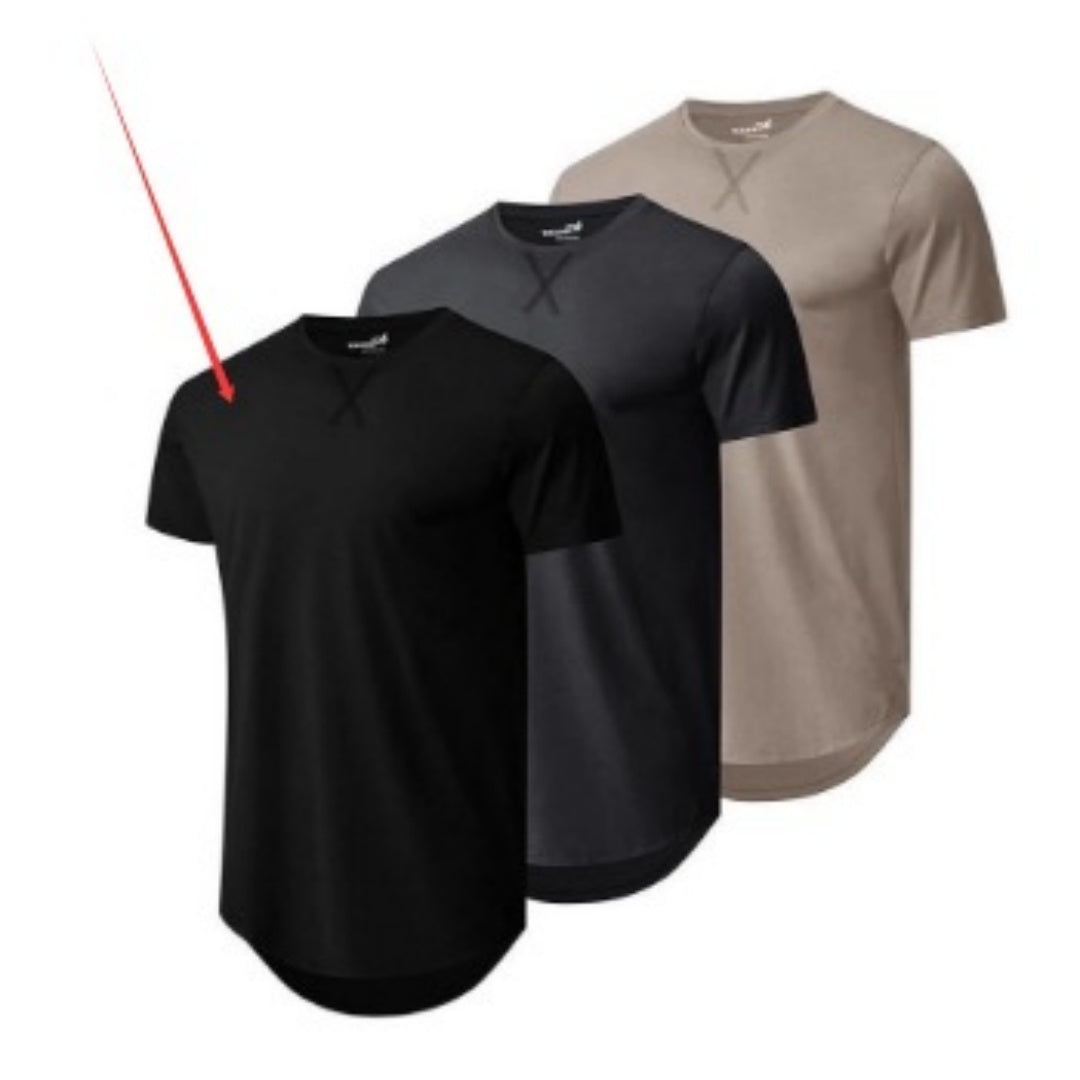 Lässiges Kurzarm-Shirt aus Baumwoll-Mix