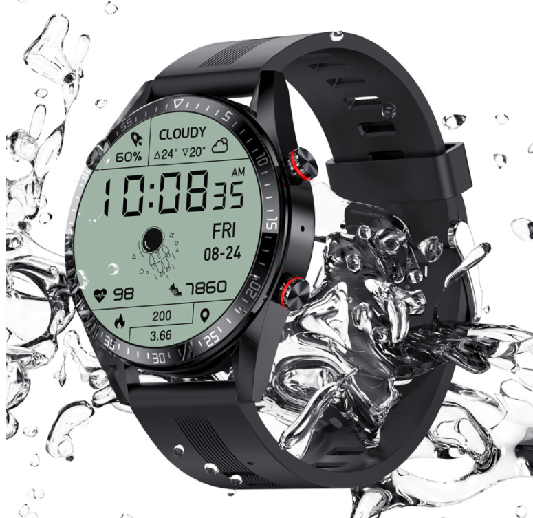 Smartwatch mit HD-Display, Herzfrequenz – Bild 2 | LuxeStyle