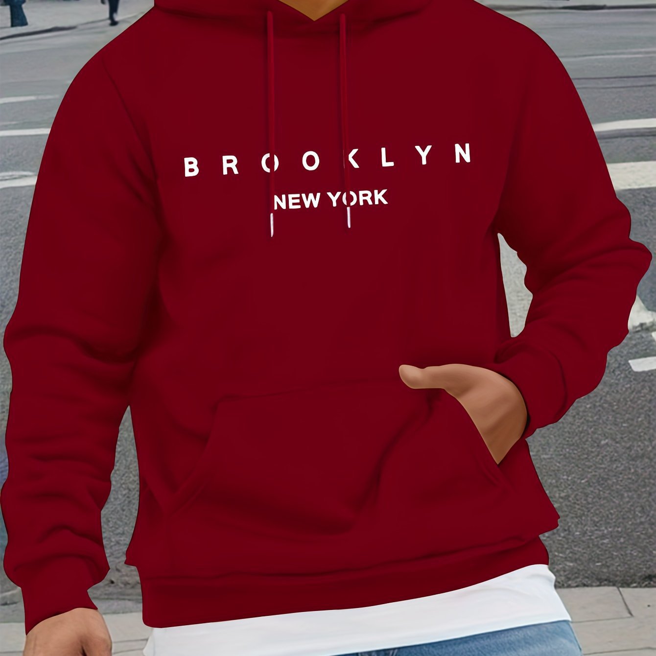 Pullover mit Buchstaben-Druck