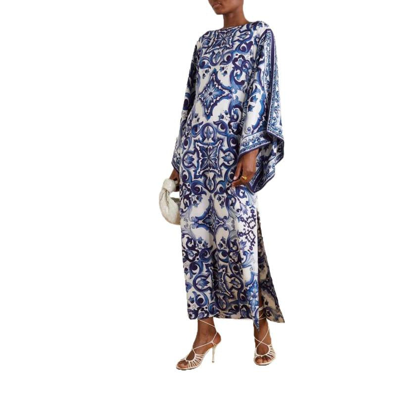 Geblümtes Off-Shoulder A-Linien Kleid – Bild 6 | LuxeStyle