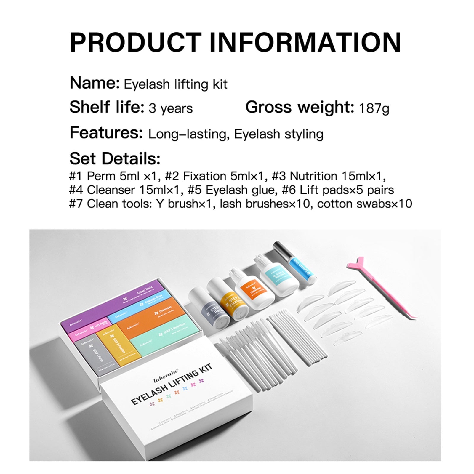 Wimpernwelle Keratin Dauerwelle Set