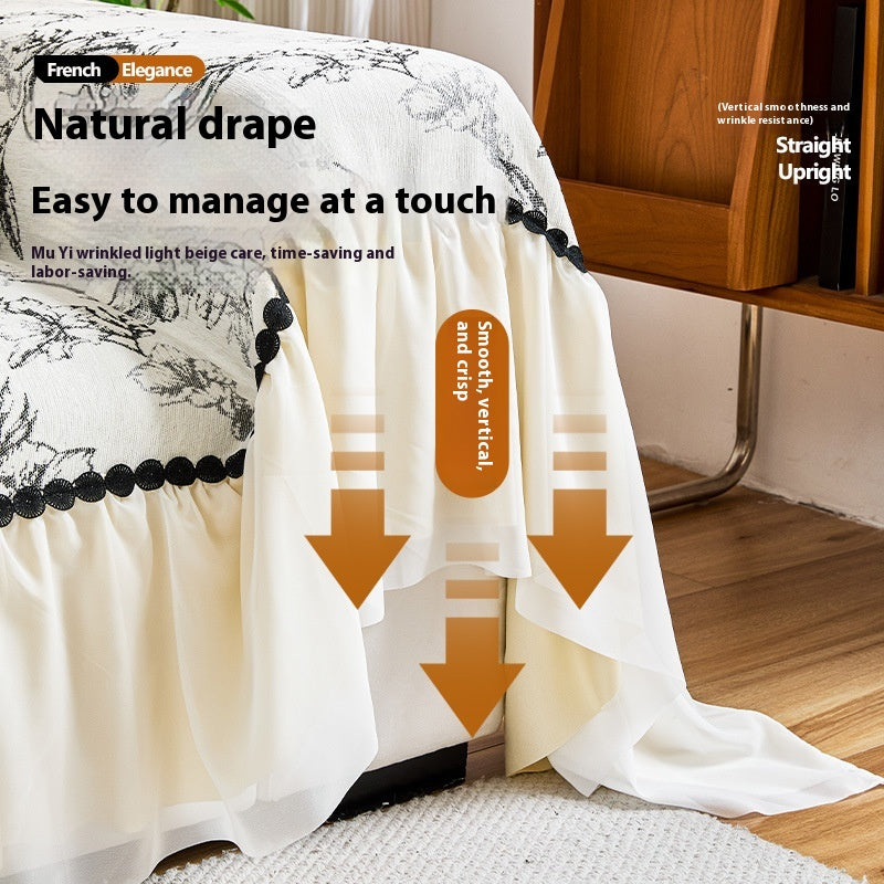 Sofa-Abdeckung mit Blumenmuster