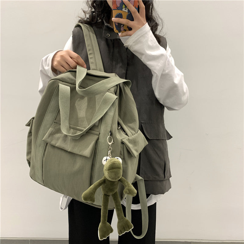 Grosser Canvas Rucksack für Schule & Freizeit – Bild 3 | LuxeStyle