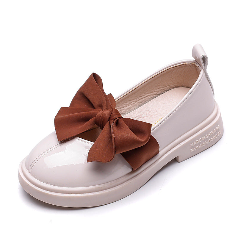 Mädchen Leder-Ballerinas mit Schleife – Bild 7 | LuxeStyle