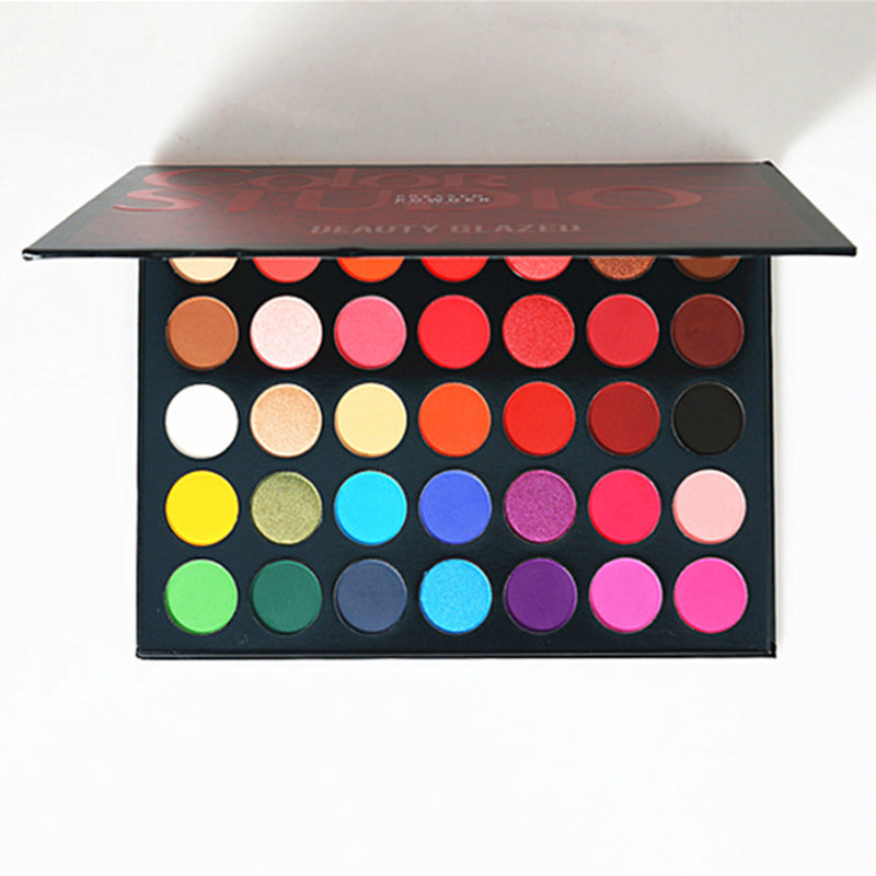 Lidschattenpalette 35 Farben Glanz & Matt – Bild 2 | LuxeStyle