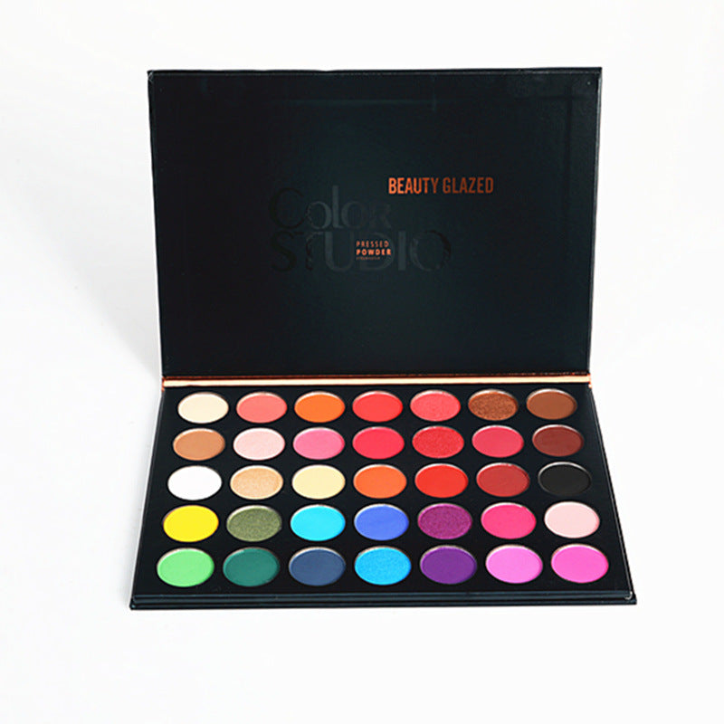 Lidschattenpalette 35 Farben Glanz & Matt – Bild 7 | LuxeStyle
