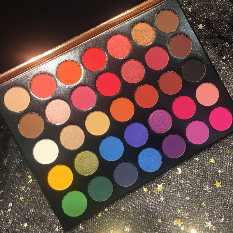 Lidschattenpalette 35 Farben Glanz & Matt – Bild 6 | LuxeStyle