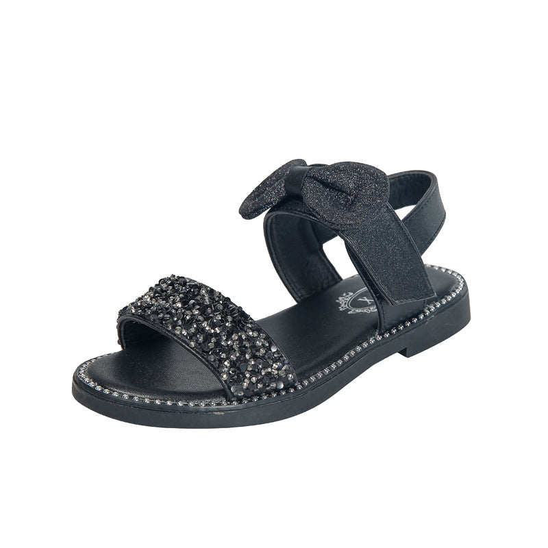 Atmungsaktive Prinzessinnen-Sandalen für Mädchen mit Klettverschluss – Bild 3 | LuxeStyle