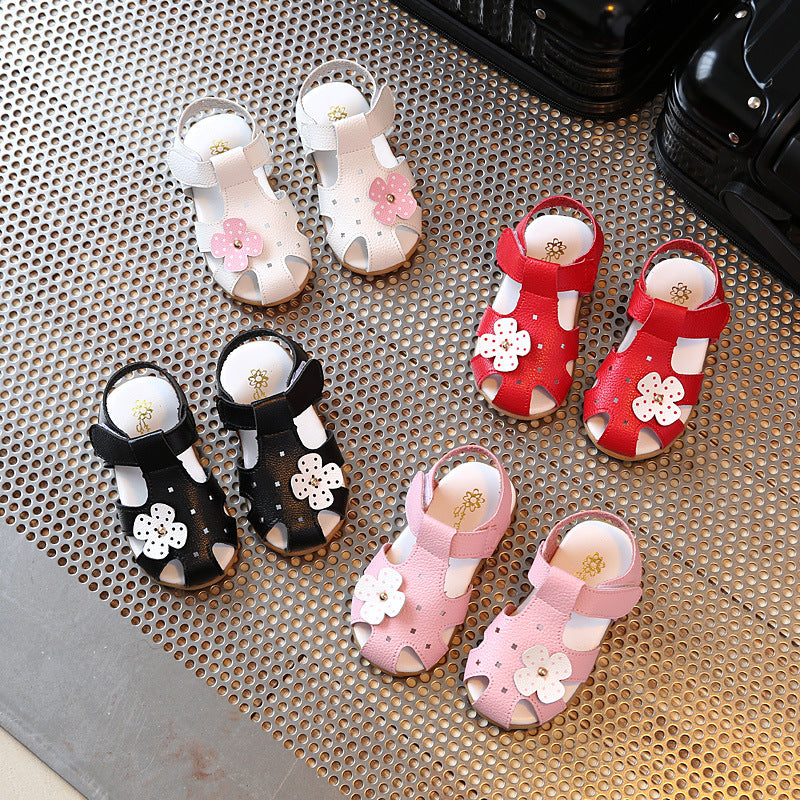 Kinder Sandalen mit Blumen-Design – Bild 5 | LuxeStyle