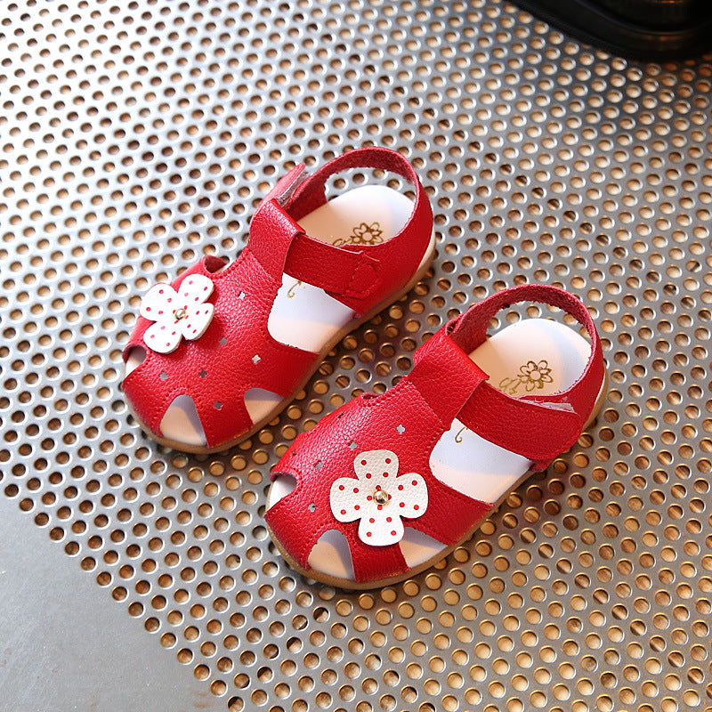 Kinder Sandalen mit Blumen-Design | LuxeStyle