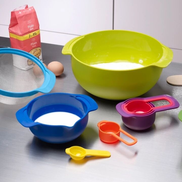 Regenbogen Salat- & Backschüssel-Set (9-teilig) – Bild 2 | LuxeStyle