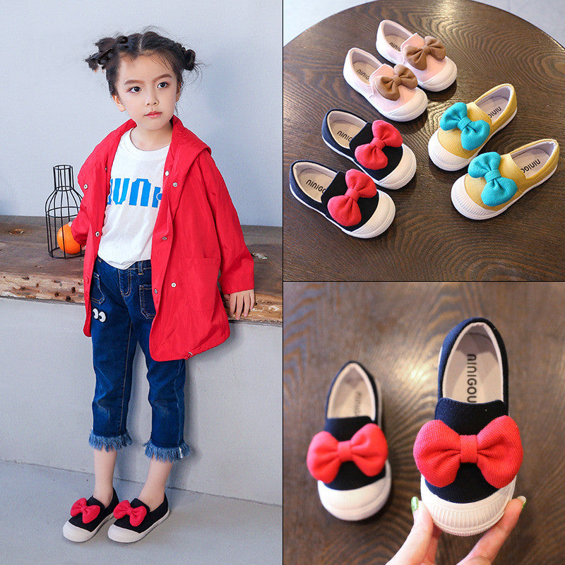 Mädchen Canvas-Schuhe mit weicher Sohle – Bild 4 | LuxeStyle