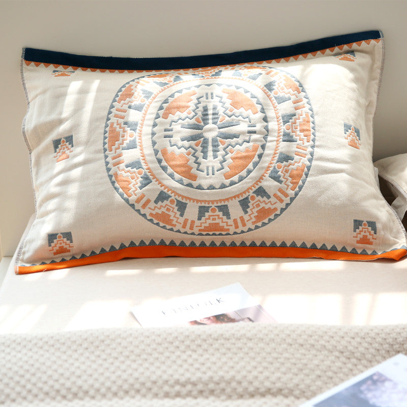 Gauze-Kissenbezug aus reiner Baumwolle | LuxeStyle