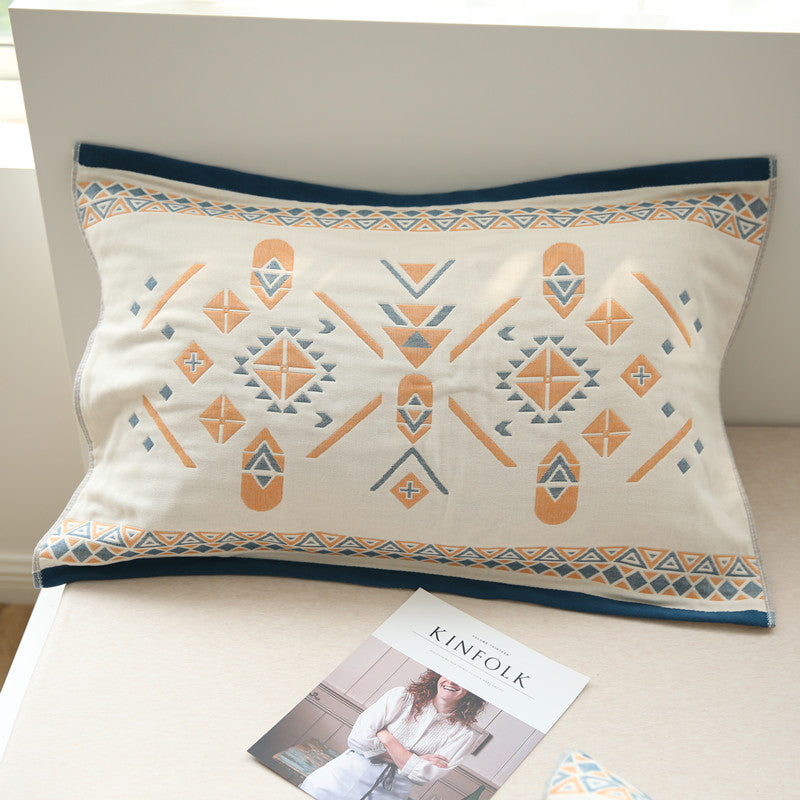 Gauze-Kissenbezug aus reiner Baumwolle – Bild 5 | LuxeStyle