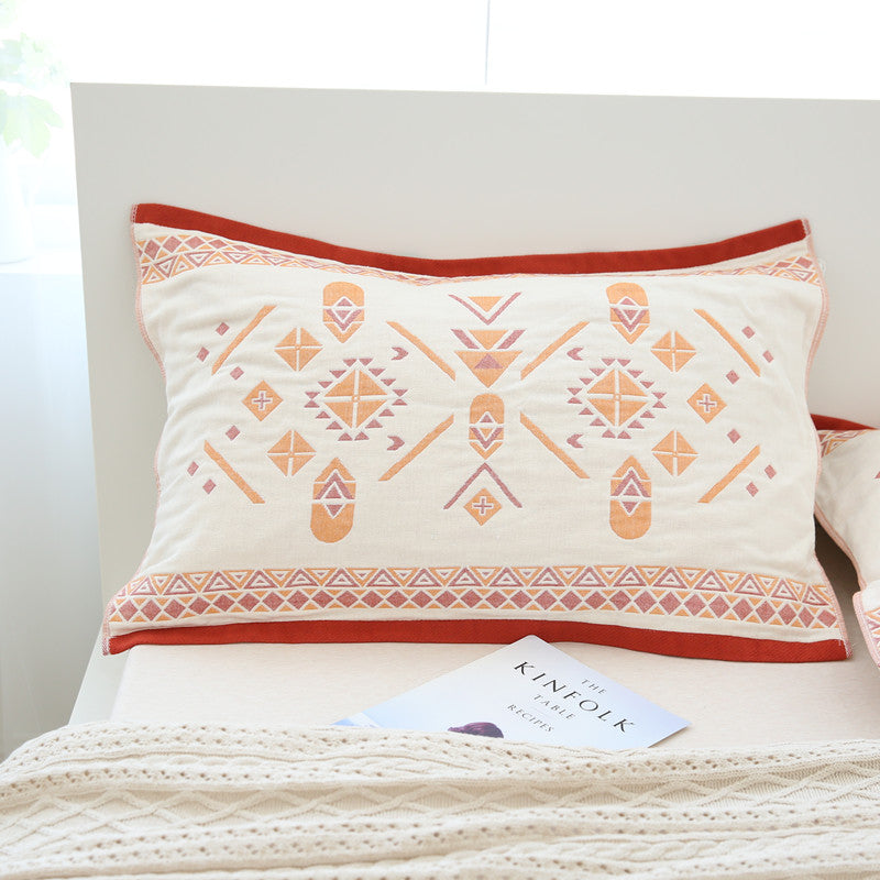 Gauze-Kissenbezug aus reiner Baumwolle – Bild 6 | LuxeStyle