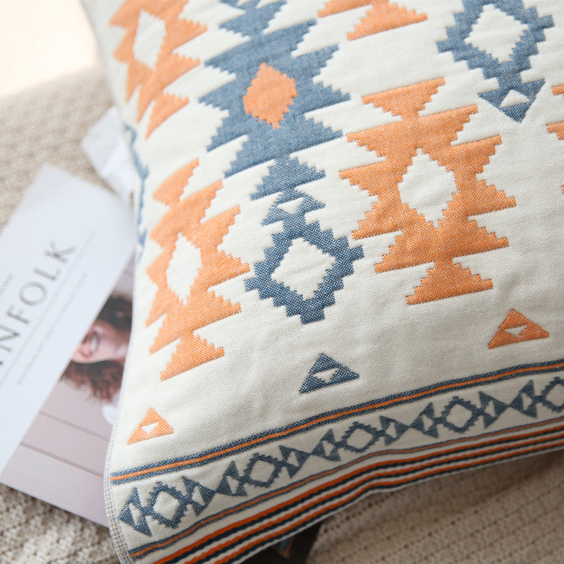 Gauze-Kissenbezug aus reiner Baumwolle – Bild 3 | LuxeStyle