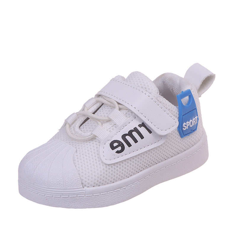 Atmungsaktive Mesh-Sneakers mit Zehenkappe für Babys – Bild 4 | LuxeStyle