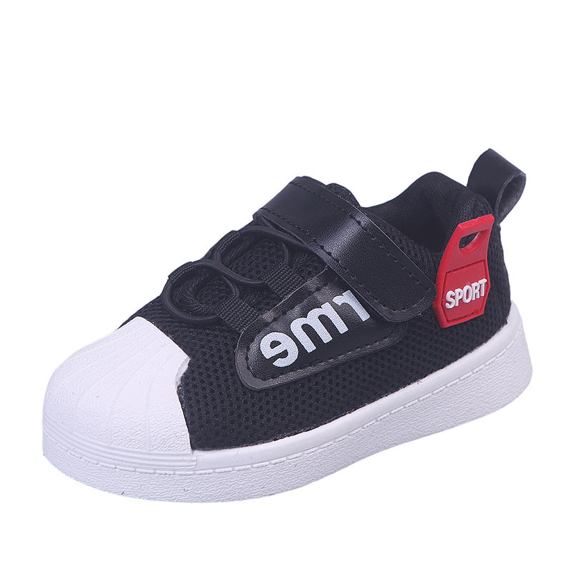 Atmungsaktive Mesh-Sneakers mit Zehenkappe für Babys – Bild 2 | LuxeStyle