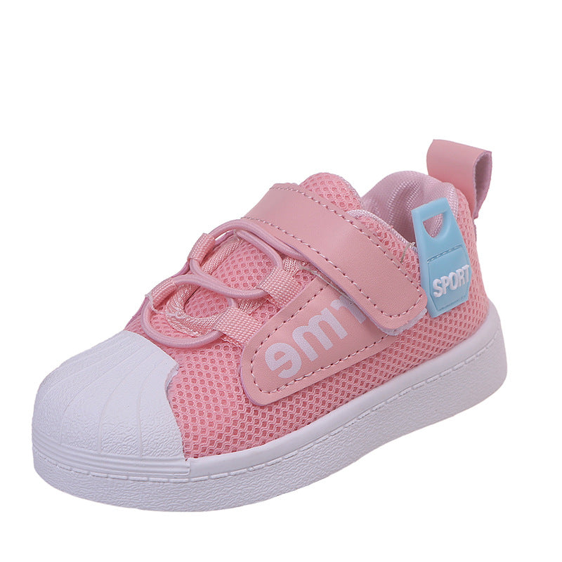 Atmungsaktive Mesh-Sneakers mit Zehenkappe für Babys – Bild 3 | LuxeStyle