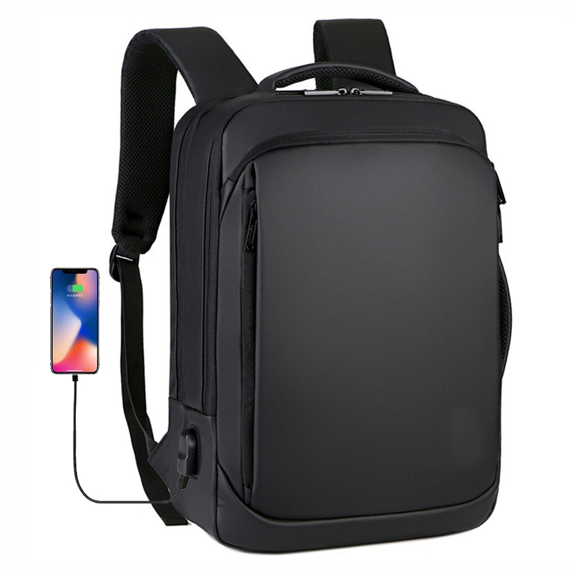 Business Rucksack mit USB, wasserdicht – Bild 5 | LuxeStyle