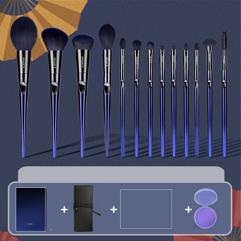 Make-up Pinselset "Blue Enchantress", 10-teilig