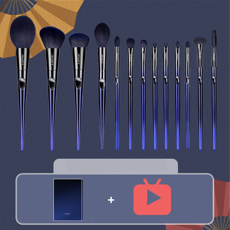 Make-up Pinselset "Blue Enchantress", 10-teilig