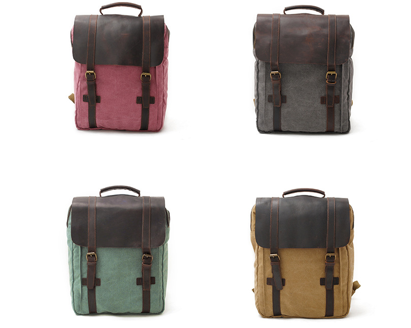 Literarischer Canvas-Rucksack – Bild 6 | LuxeStyle