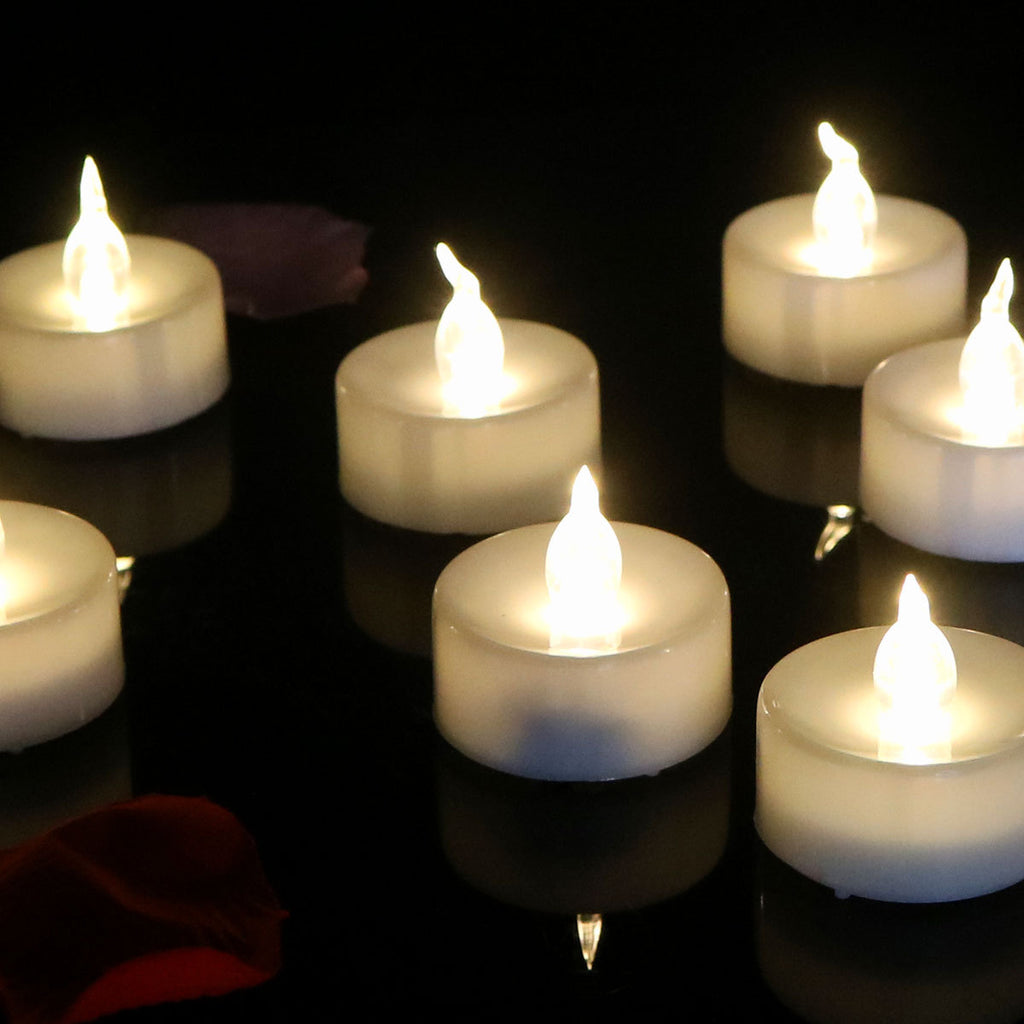 LED Teelichter Flackernd (Batteriebetrieben) – Bild 1 | LuxeStyle