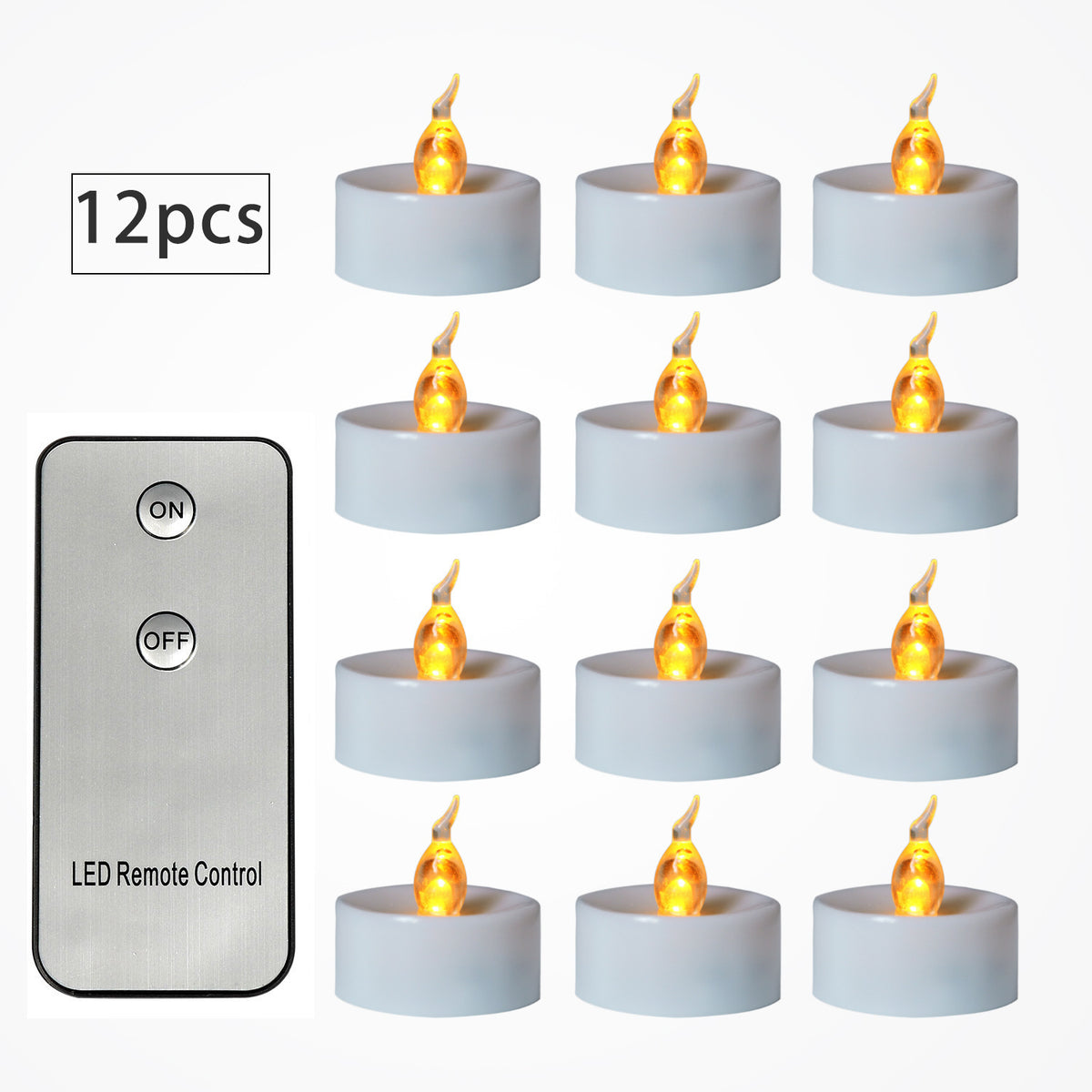 LED Teelichter Flackernd (Batteriebetrieben) – Bild 5 | LuxeStyle