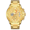 WWOOR Herren-Chronograph Gold | LuxeStyle