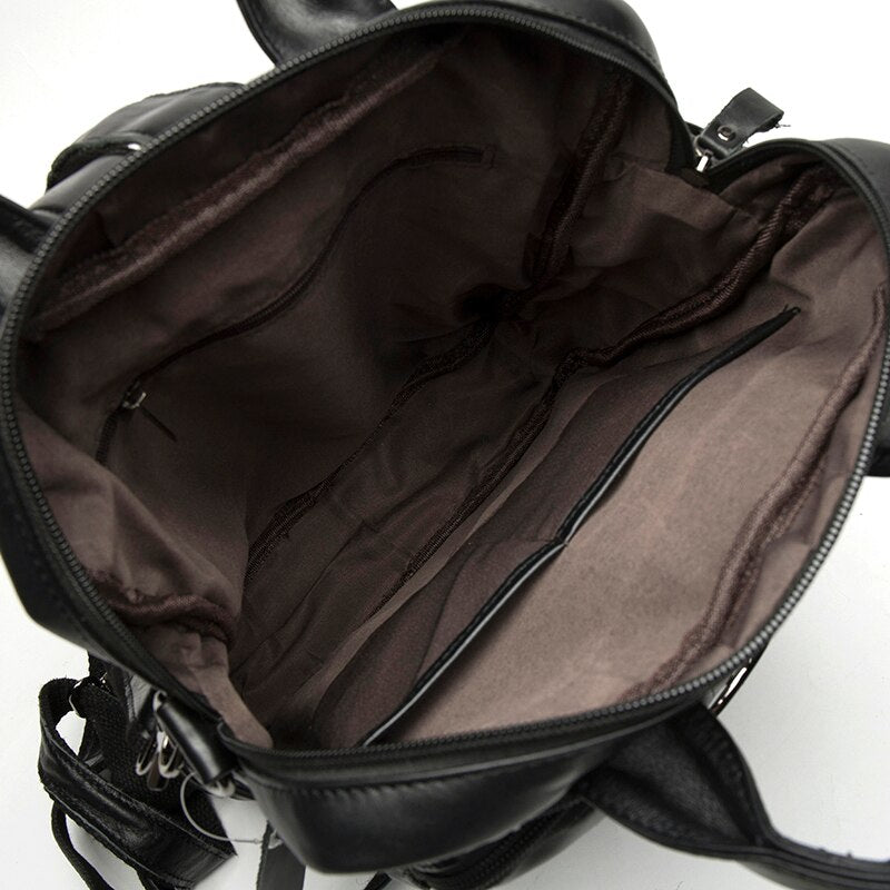 Echter Leder-Rucksack für Herren – Bild 4 | LuxeStyle