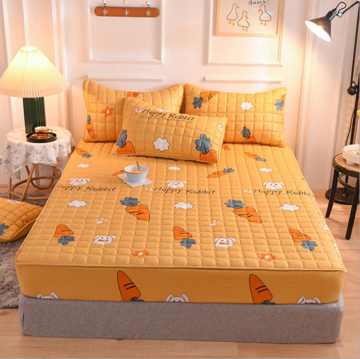 Gestepptes Bettlaken-Set mit Kissenbezug – Bild 2 | LuxeStyle