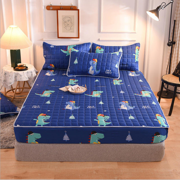 Gestepptes Bettlaken-Set mit Kissenbezug – Bild 1 | LuxeStyle