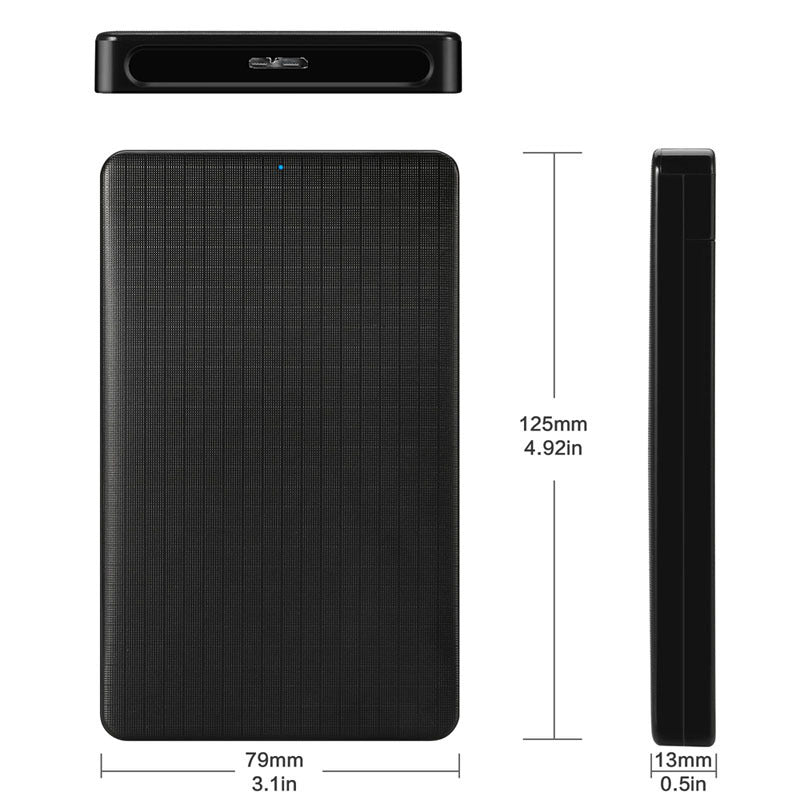 USB 3.0 Festplattengehäuse mit Gittermuster